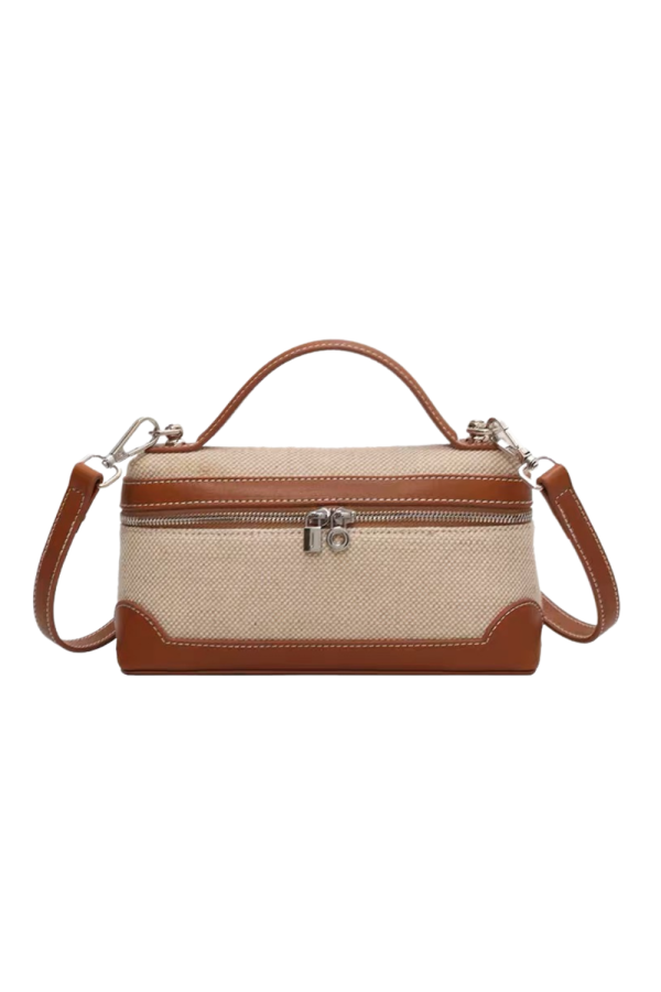 Sapphire' Two-tone Canvas Mini Bag (2 Colors)