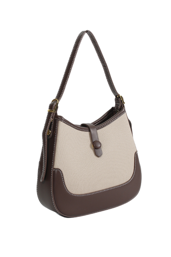 Sapphire' Two-Tone Shoulder Bag (3 Colors)